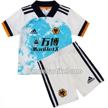 Wolverhampton Wanderers Kinder Auswärts Trikotsatz 2020/21 Kurzarm (+ Kurze Hosen)